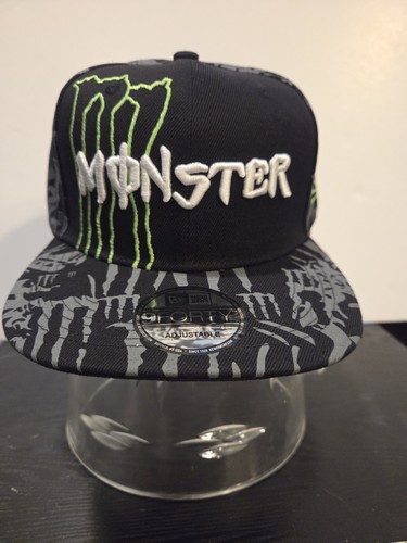 Monster energy black gray - black,