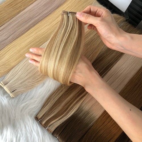 Weft human hair extensions - human,