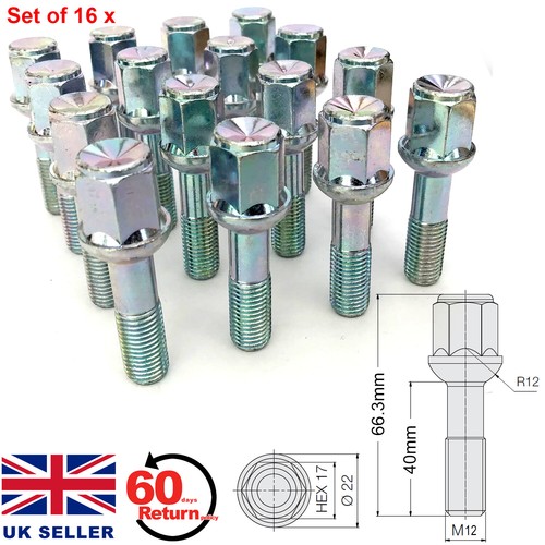 Alloy wheel bolts - 16,