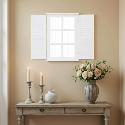 Rustic white window - rustic,