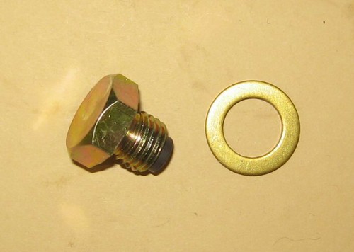 Magnetic oil drain plug for - magnetic,