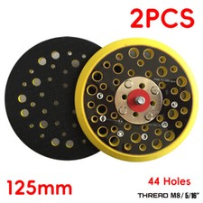 2pcs sanding disc 125mm 5/16 thread for Mirka Ceros Deros hook & eye padding