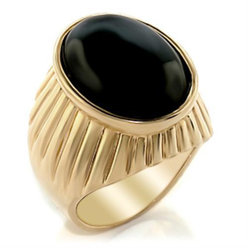 Mens onyx ring gold oval - oval, 14kt