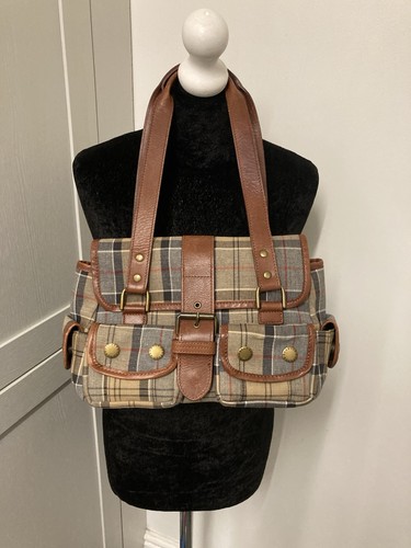 Barbour tartan shoulder bag - barbour,