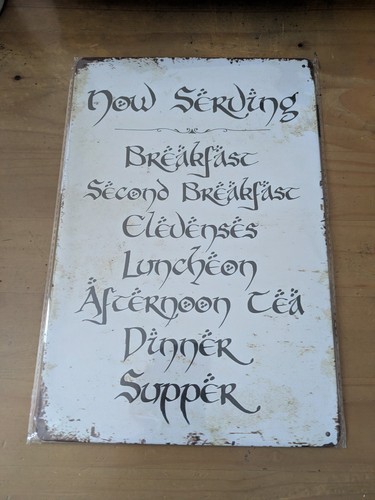 Hobbit meals metal - meals,
