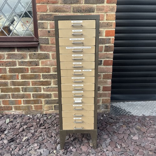 Large vintage brown - brown, drawer
