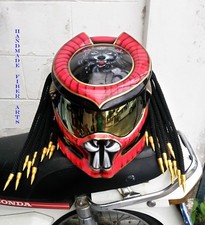 CUSTOM PREDATOR MOTORCYCLE HELMET