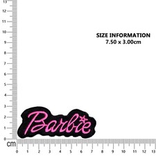 Barbie Logo Iron On patch Sew