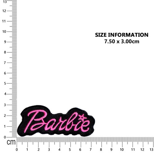 Barbie logo iron - patch, sew