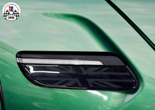 SIDE SCUTTLES SIDE INDICATOR INSERT UNION JACK BLACK for MINI COOPER F56 F55 F57