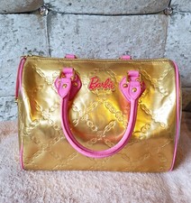 Paul's Boutique Vintage Gold And Pink Handbag