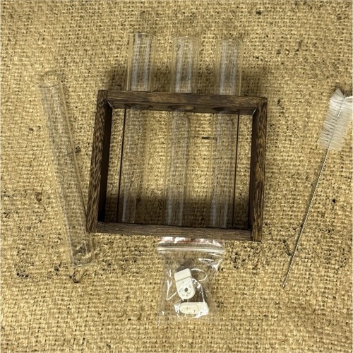 Glass test tubes - test, with