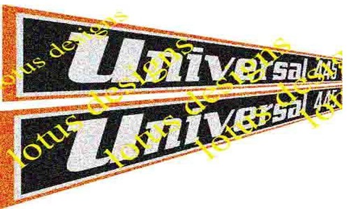 Universal 445 tractor - tractor, stickers
