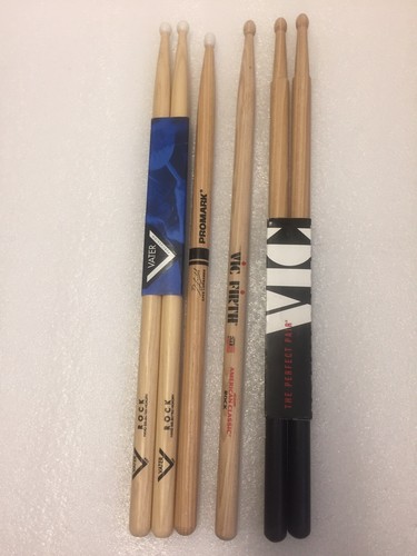 Set wooden drum sticks x6 - of,