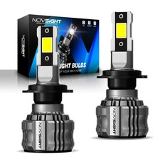 NOVSIGHT 22000LM H7 LED Headlight Bulbs Conversion Kit High Low Beam White 6500K