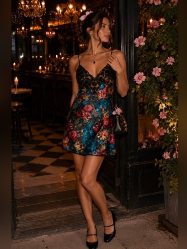 Vintage val mode - vintage, satin