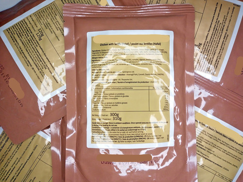 Chicken with lentils - chicken, ration