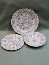 Queens Penzance The Caravan Trail Trio Dinner & Side Plate Bowl Fine China Set 