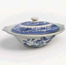 Old Willow Blue & White Tureen