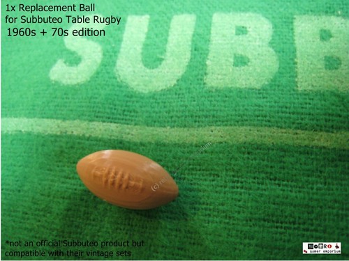 Subbuteo table rugby ball - rugby, x1