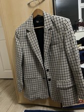 Zara Double Breasted Checked
