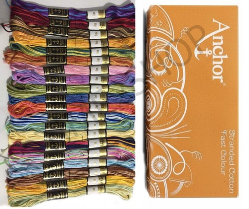 Variegated cotton skeins - variegated,