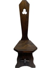 Wooden Gothic Accent Chair