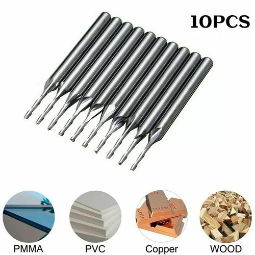 10pcs 1mm flute carbide - 10pcs,