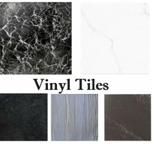 Vinyl floor tiles self adhesive easy to fit any floor DIY Kitchen Bathroom Home