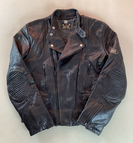 Vintage sylman leather biker - sylman,