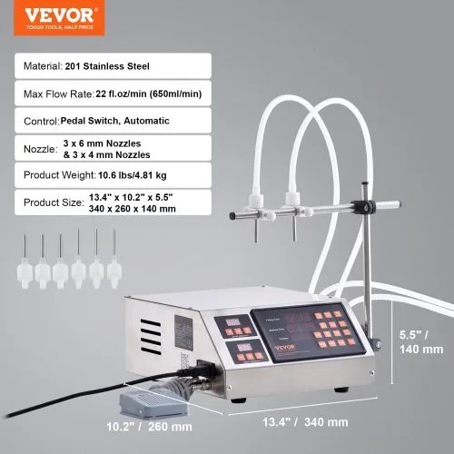 Vevor liquid filling machine - vevor,