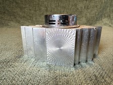 Vintage 60's Aluminium Table Lighter by Sarome Piezo-Japan “Tabic” Deco E203