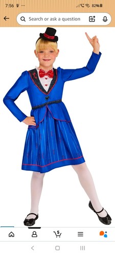 Kids mary poppins costume size - mary,