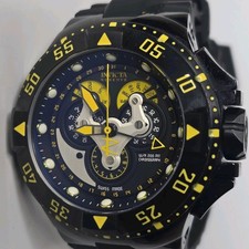 Invicta Reserve Excursion Men's Calendar Chronograph Watch Black 50mm 18556