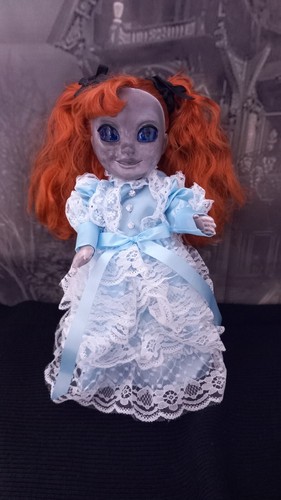 Ooak gothic horror doll creepy - ooak,