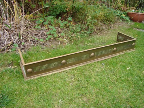 Vintage solid brass - solid, pierced