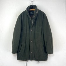 Brook Taverner Tweed Coat Mens 40R Medium Green Loden Wool Shooting Field Jacket