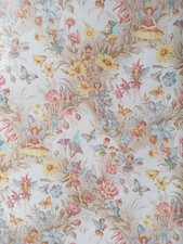 X1 1970s Vintage CASCADE Wallpaper Roll  Mcm **READ* Baby Nursery FAIRIES pixies