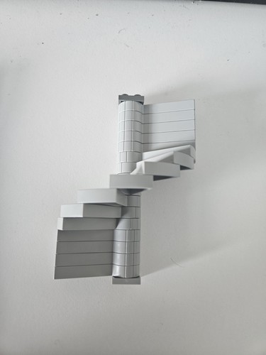 Lego grey spiral - -, stairs