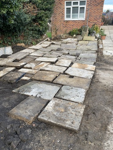 Yorkshire stone flags - stone,