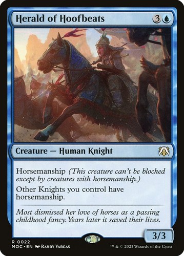 Herald hoofbeats commander - hoofbeats,
