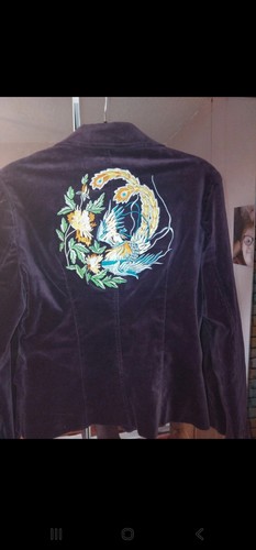 Purple velvet punkyfish blazer - purple,