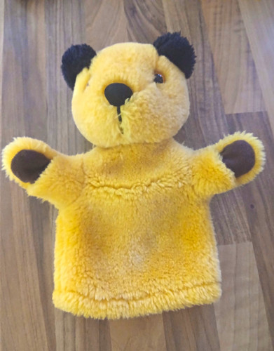 Sooty hand puppet yellow soft - sooty,