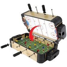2-in-1 Table Football & Air Hockey Game 50cm, Smooth & 51L x 31W x 9.8H cm