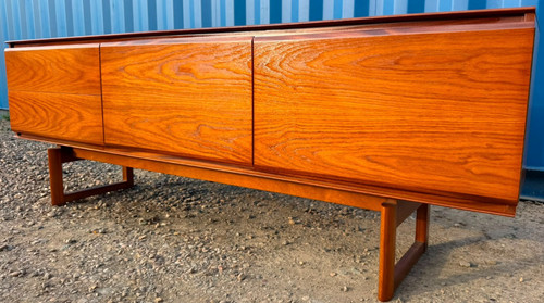 Teak white newton sideboard - white,