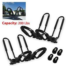 Set of 4 PCS Canoe Boat Kayak Roof Rack Car SUV Truck Top Mount J-Bar Holder