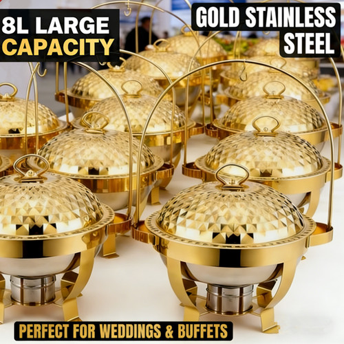 Gold stainless steel - 8l,