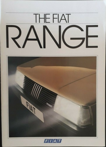 Fiat range brochure - 1986,