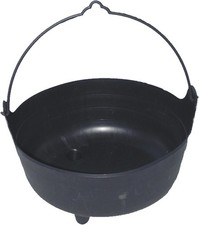 Large witch cauldron - witch, halloween
