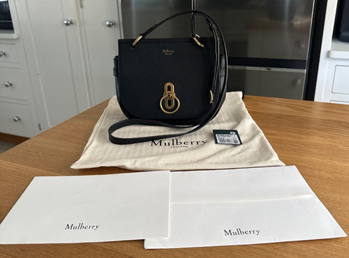 Mulberry black small amberley - small,
